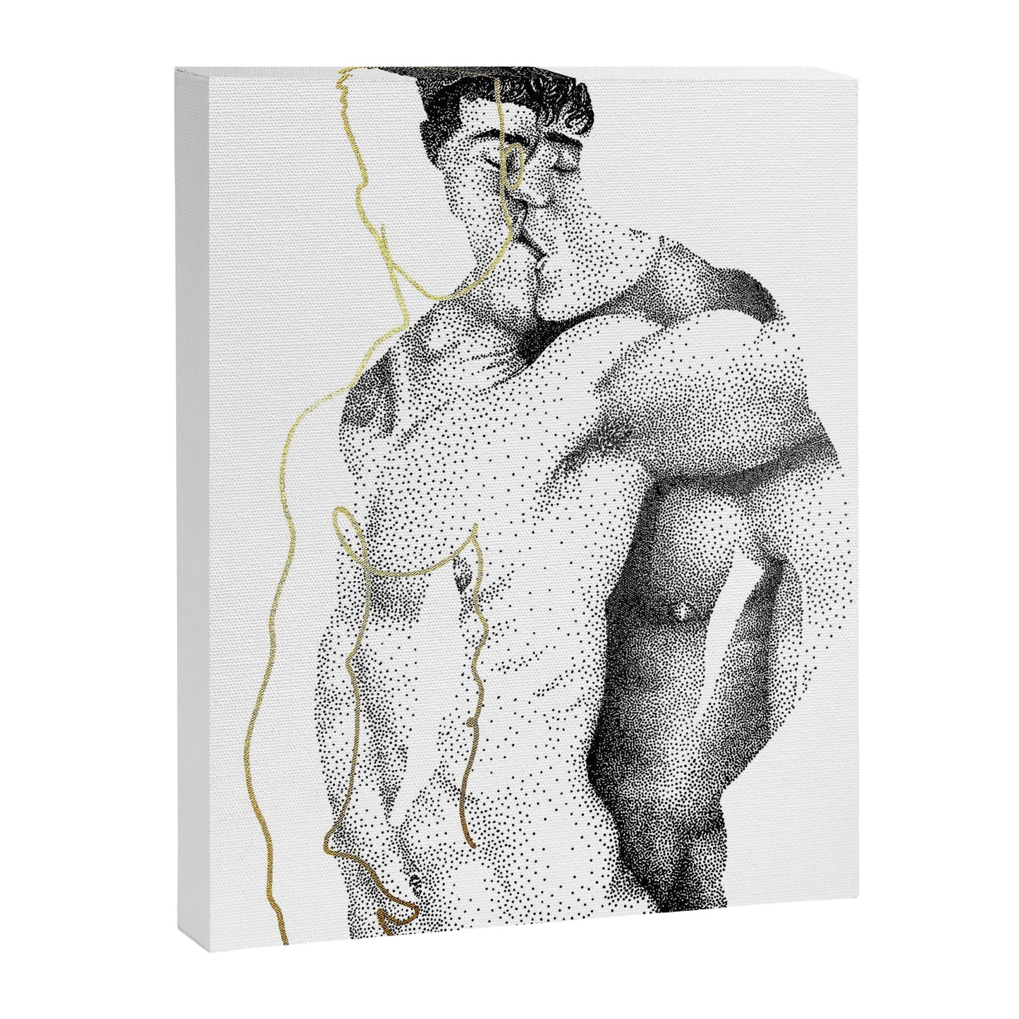 Figuration 1 (GOLD DOESN'T PRINT SHINY) Canvas Print Gallery Image 2