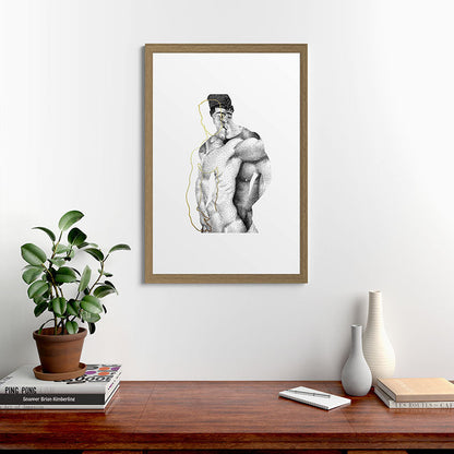 Figuration 1 (GOLD DOESN'T PRINT SHINY) Framed Art Print Gallery Image 24