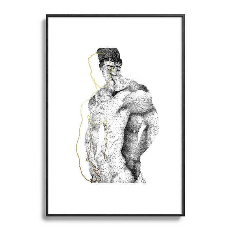 Figuration 1 (GOLD DOESN'T PRINT SHINY) Framed Art Print Gallery Image 50