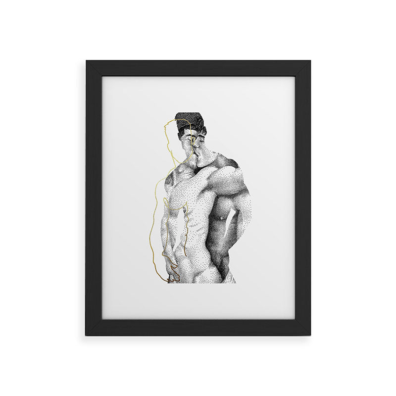 Figuration 1 (GOLD DOESN'T PRINT SHINY) Framed Art Print Gallery Image 18