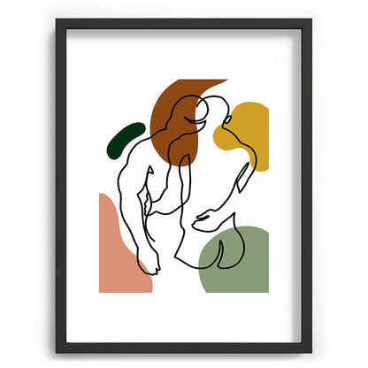 NOODDOOD Linework 1 Framed Art Print Gallery Image 35