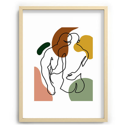 NOODDOOD Linework 1 Framed Art Print Gallery Image 43