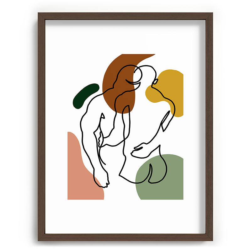 NOODDOOD Linework 1 Framed Art Print Gallery Image 39