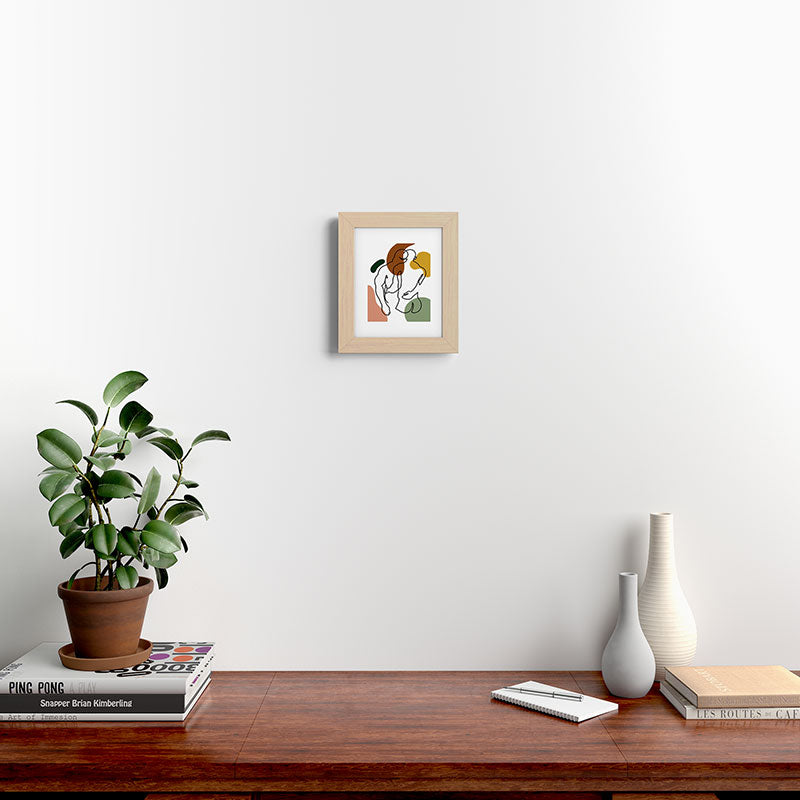 NOODDOOD Linework 1 Framed Art Print Gallery Image 25