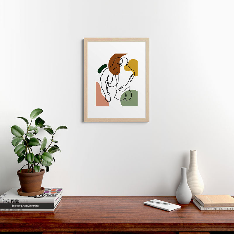 NOODDOOD Linework 1 Framed Art Print Gallery Image 27