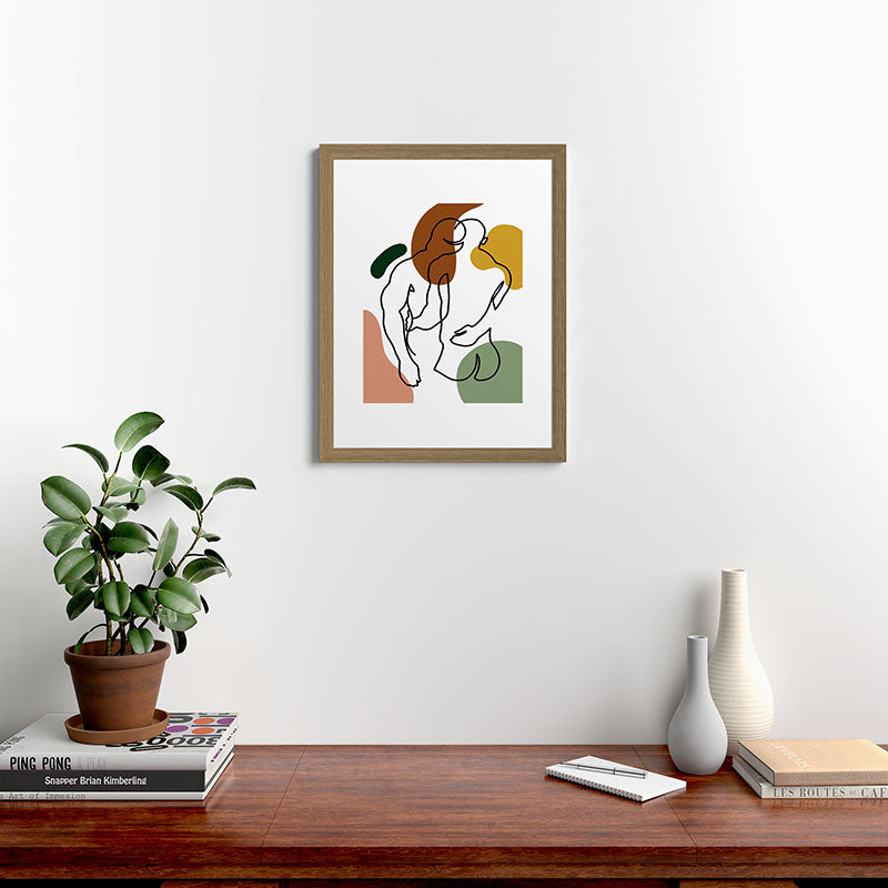NOODDOOD Linework 1 Framed Art Print Gallery Image 23