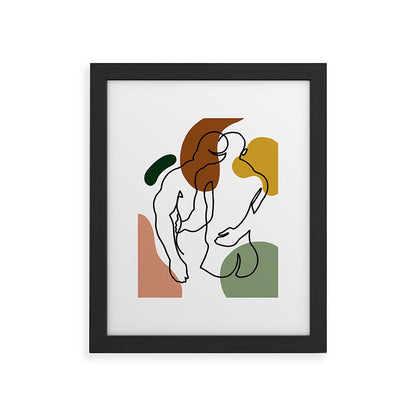 NOODDOOD Linework 1 Framed Art Print Gallery Image 17