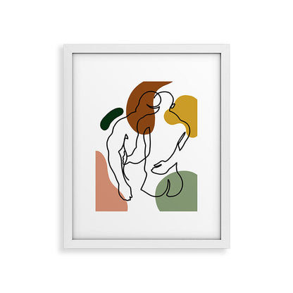 NOODDOOD Linework 1 Framed Art Print Gallery Image 13