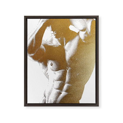 Obscured 2 - Painting Framed Canvas Print Gallery Image 6