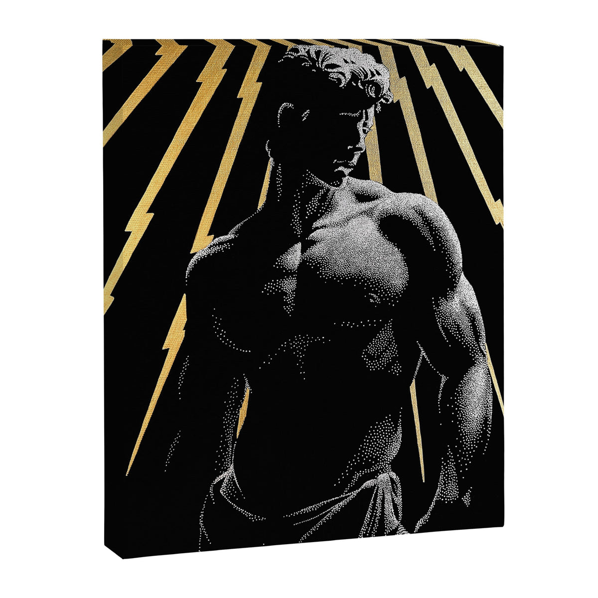 Strength of Zeus (Gold doesn't print shiny) Canvas Print Gallery Image 1