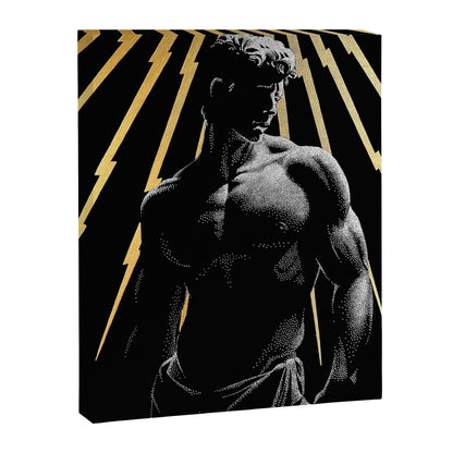Strength of Zeus (Gold doesn't print shiny) Canvas Print Gallery Image 3