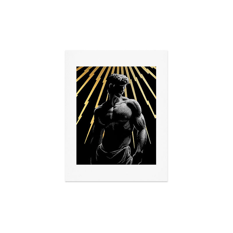 Strength of Zeus (Gold doesn't print shiny) Art Print Gallery Image 2