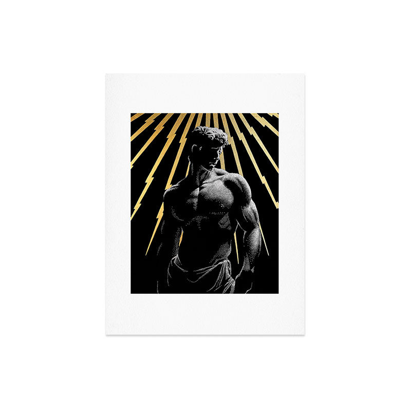 Strength of Zeus (Gold doesn't print shiny) Art Print Gallery Image 4