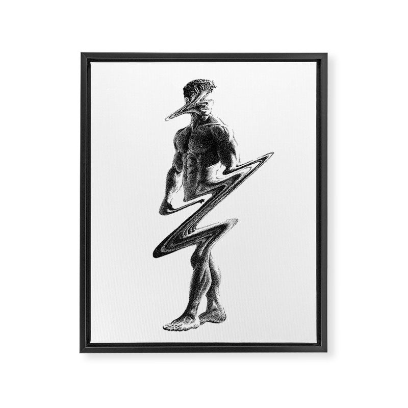 Wavy 2 - NOODDOODs Framed Canvas Print Gallery Image 3