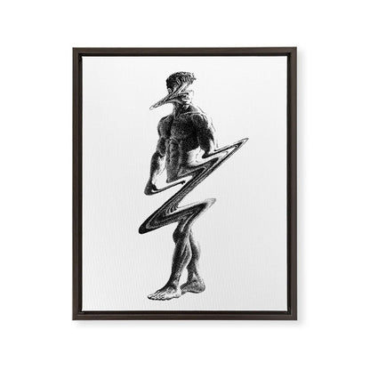 Wavy 2 - NOODDOODs Framed Canvas Print Gallery Image 6