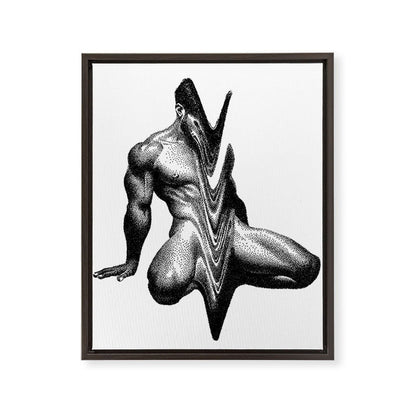 Wavy 3 NOODDOODs Framed Canvas Print Gallery Image 6
