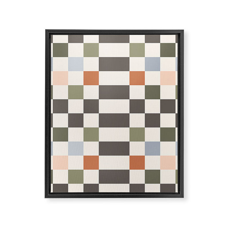 Fall Checkerboard Framed Canvas Print Gallery Image 5