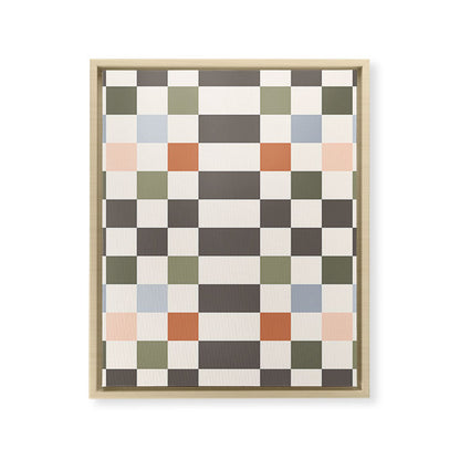 Fall Checkerboard Framed Canvas Print Gallery Image 19