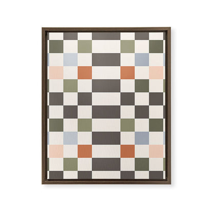 Fall Checkerboard Framed Canvas Print Gallery Image 13