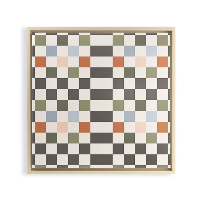 Fall Checkerboard Framed Canvas Print Gallery Image 20