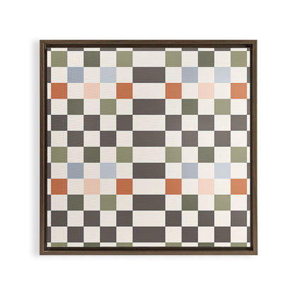 Fall Checkerboard Framed Canvas Print Gallery Image 15