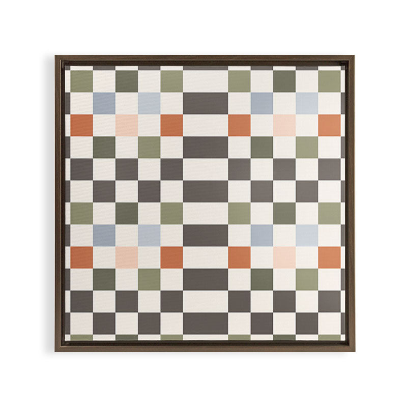 Fall Checkerboard Framed Canvas Print Gallery Image 11