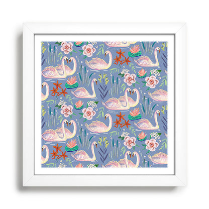 Swan Pattern Framed Art Print Gallery Image 35