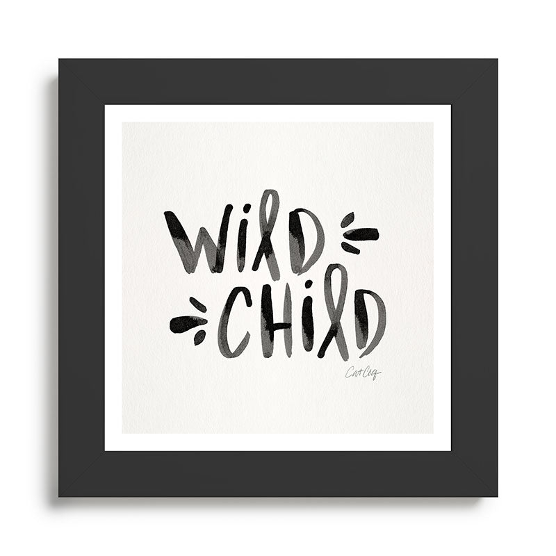 Wild Child - Black Framed Art Print Gallery Image 46