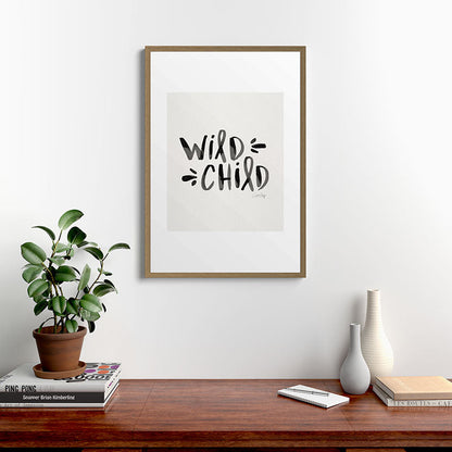 Wild Child - Black Framed Art Print Gallery Image 18
