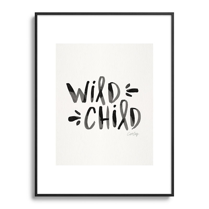 Wild Child - Black Framed Art Print Gallery Image 116
