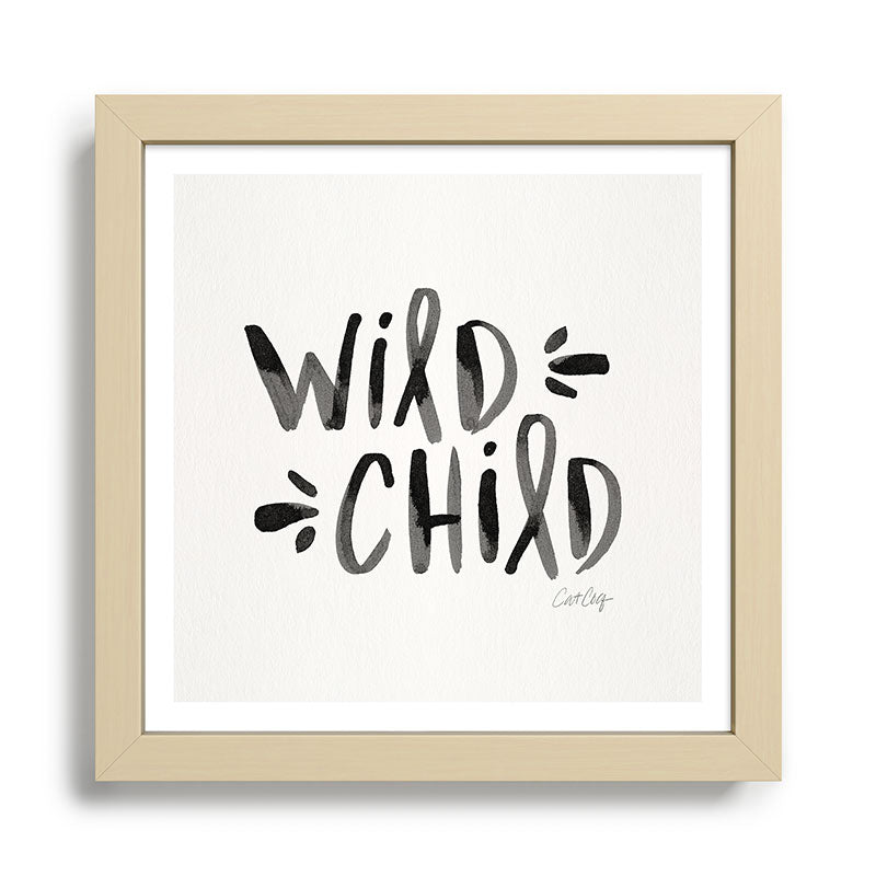 Wild Child - Black Framed Art Print Gallery Image 24