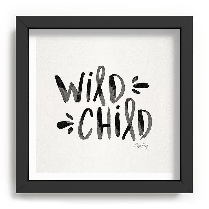 Wild Child - Black Framed Art Print Gallery Image 90