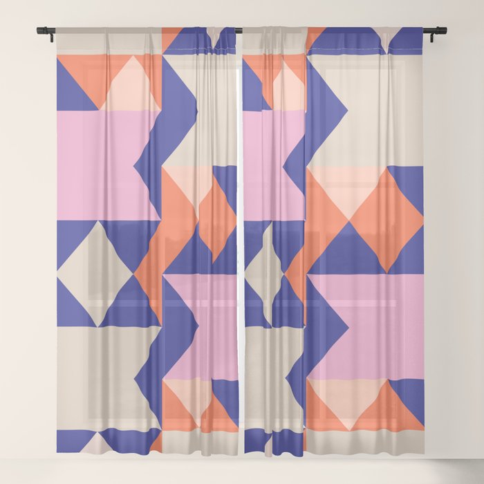 Geometric Shapes 217 Window Curtain Gallery Image 21