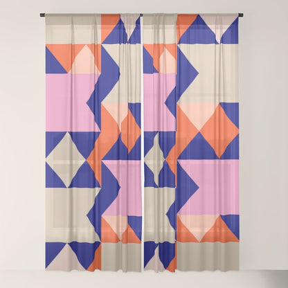 Geometric Shapes 217 Window Curtain Gallery Image 18