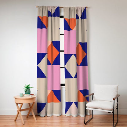 Geometric Shapes 217 Window Curtain Gallery Image 4