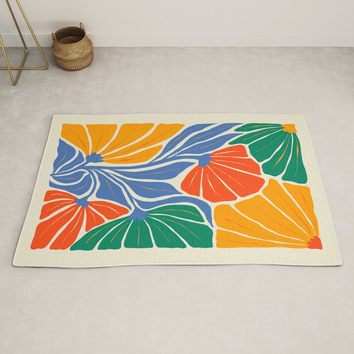 Starlight Summer: Matisse Foliage | Flower Market 002 Rug Gallery Image 2