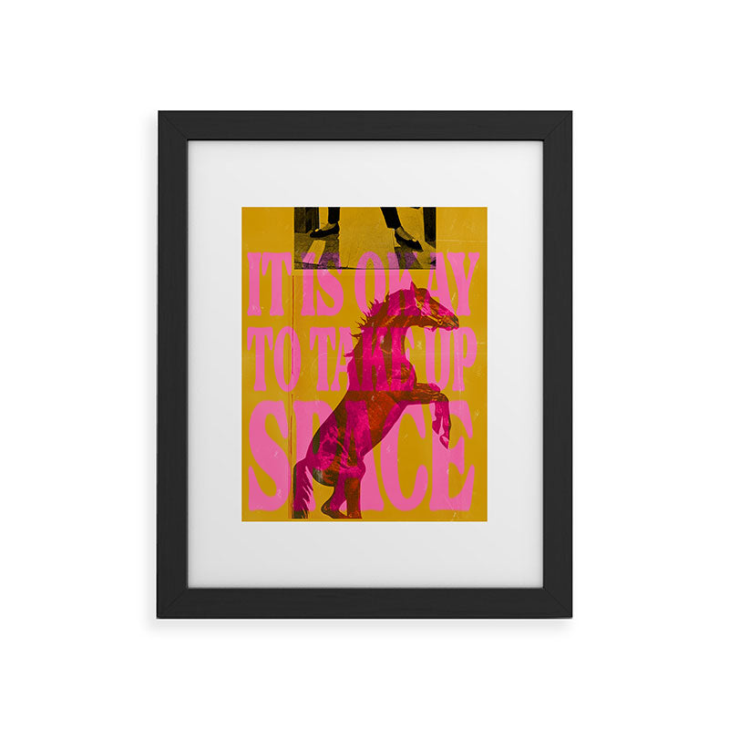 Take Up Space Framed Art Print Gallery Image 34