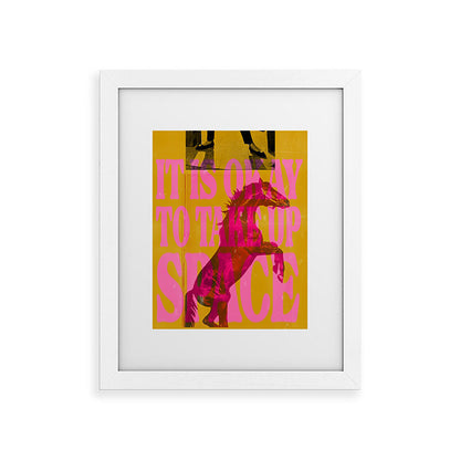 Take Up Space Framed Art Print Gallery Image 54