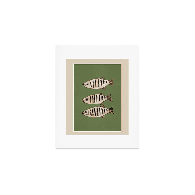 Abstract Fish Study II Art Print Gallery Image 1