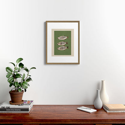 Abstract Fish Study II Framed Art Print Gallery Image 12