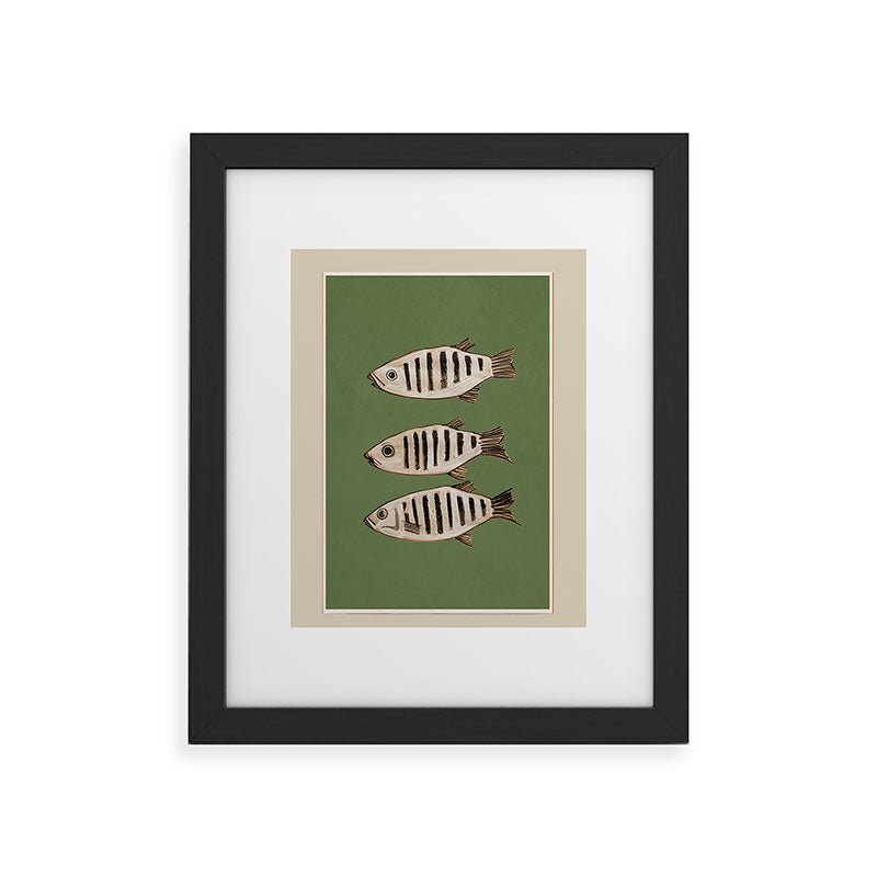 Abstract Fish Study II Framed Art Print Gallery Image 32