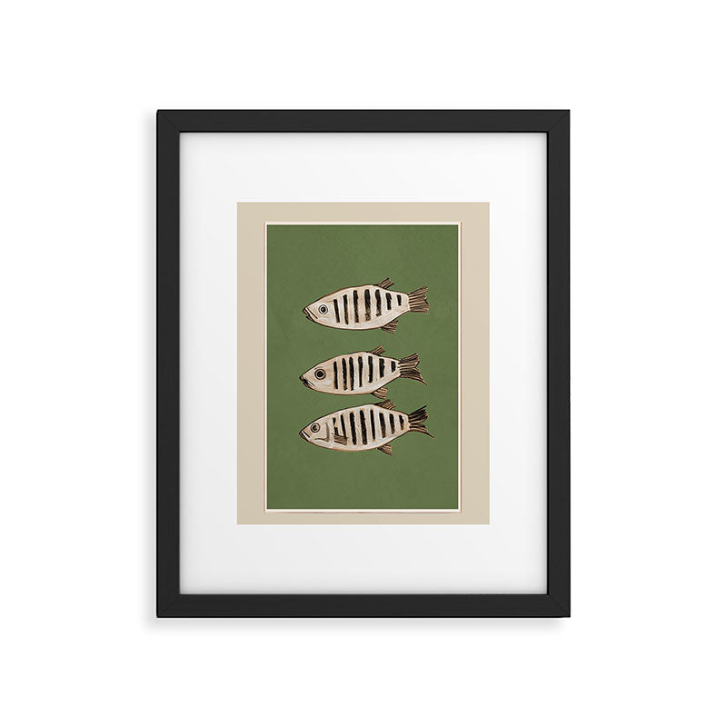 Abstract Fish Study II Framed Art Print Gallery Image 4