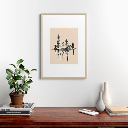 Abstract Landscape II Framed Art Print Gallery Image 20