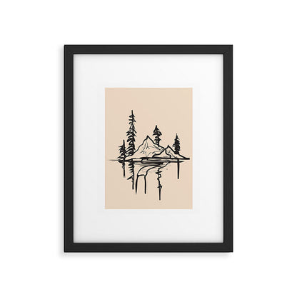 Abstract Landscape II Framed Art Print Gallery Image 2