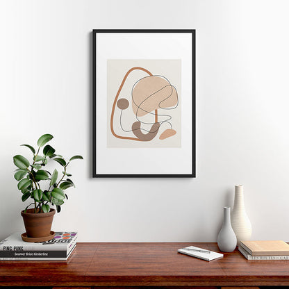Abstract Line Movement III Framed Art Print Gallery Image 6
