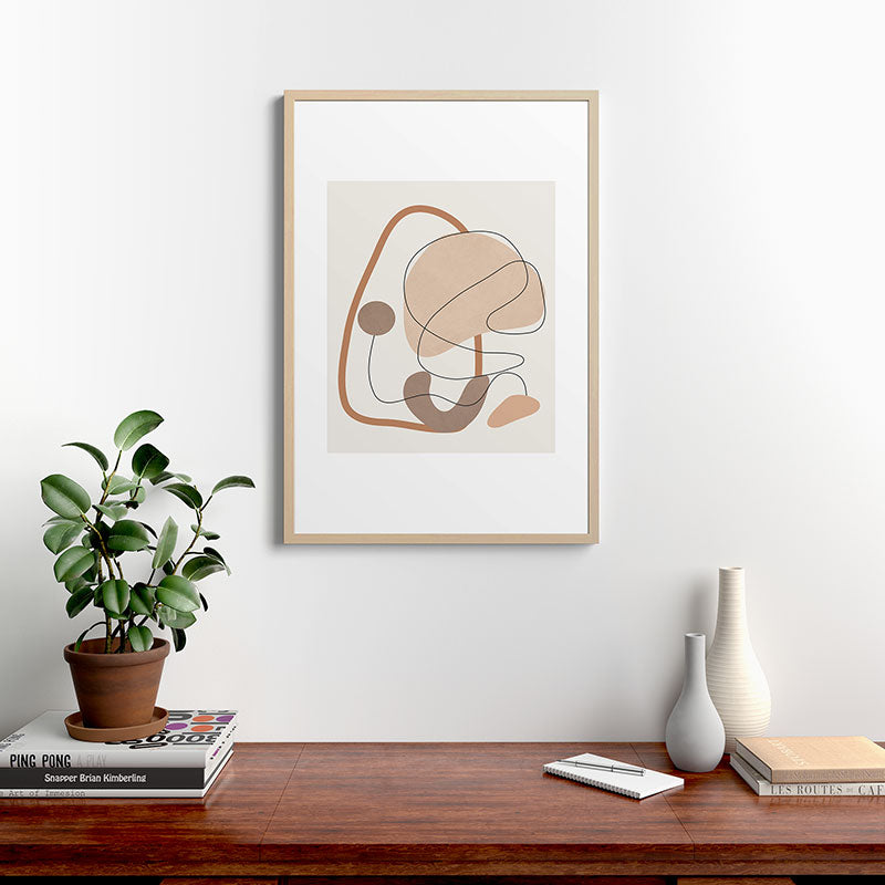 Abstract Line Movement III Framed Art Print Gallery Image 20