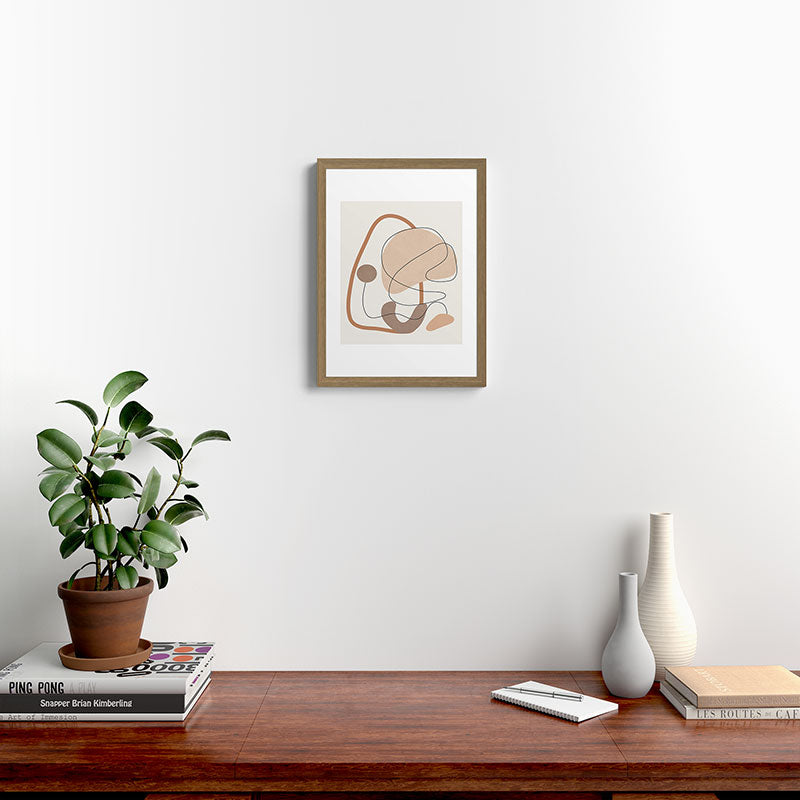 Abstract Line Movement III Framed Art Print Gallery Image 10