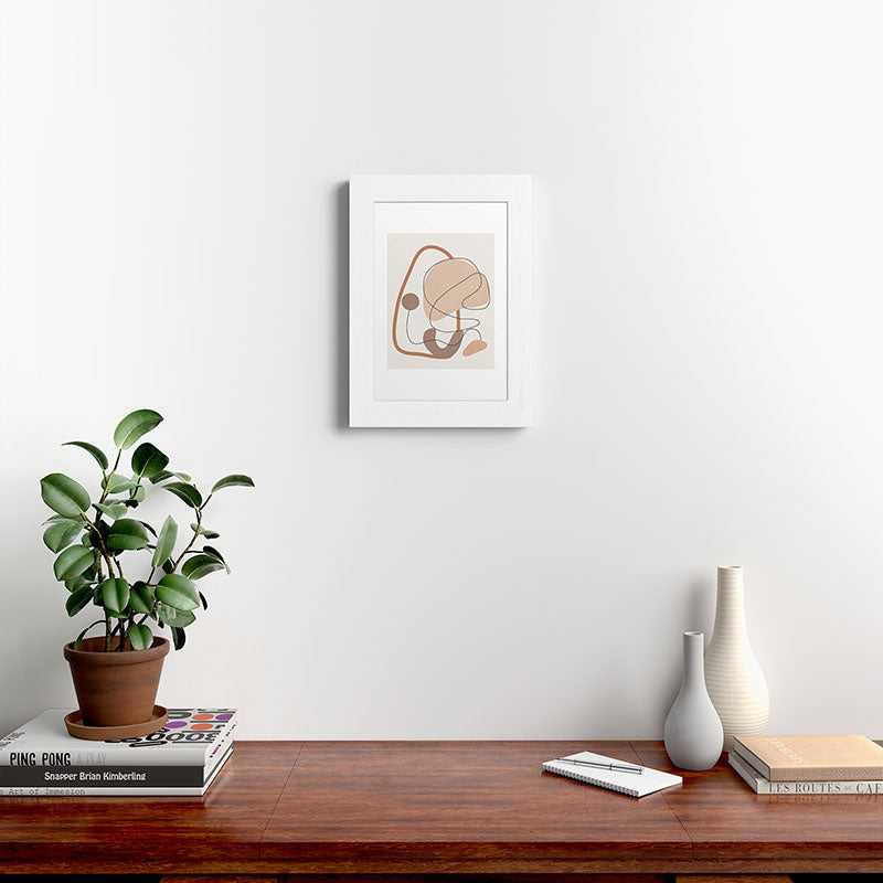Abstract Line Movement III Framed Art Print Gallery Image 52