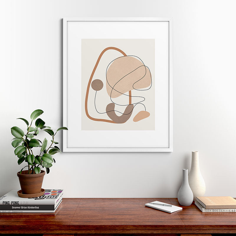 Abstract Line Movement III Framed Art Print Gallery Image 56