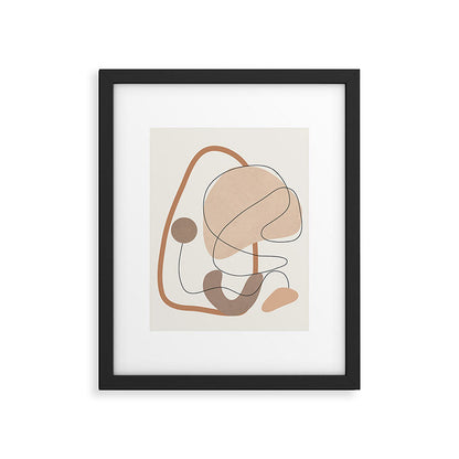 Abstract Line Movement III Framed Art Print Gallery Image 5